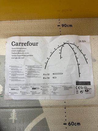 Tienda campaña infantil Carrefour con bolas