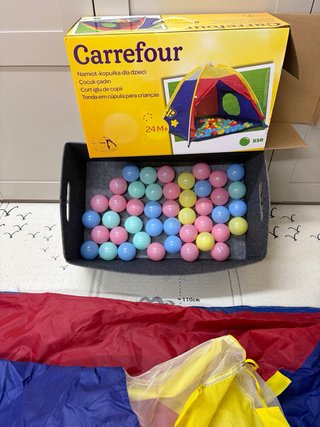 Tienda campaña infantil Carrefour con bolas