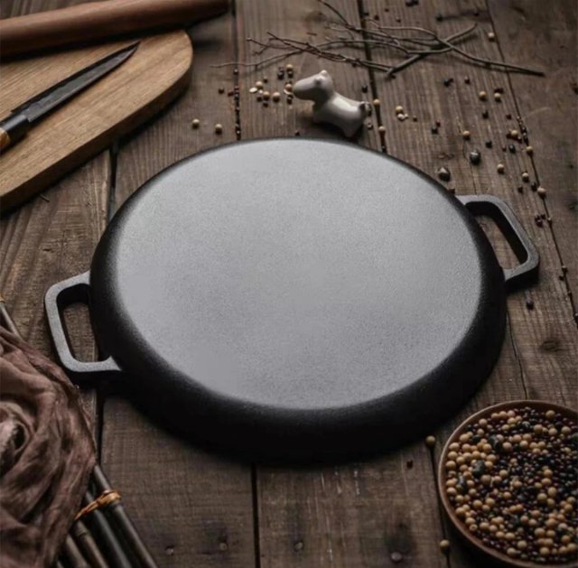 Plancha Redonda Hierro Fundido 27cm
