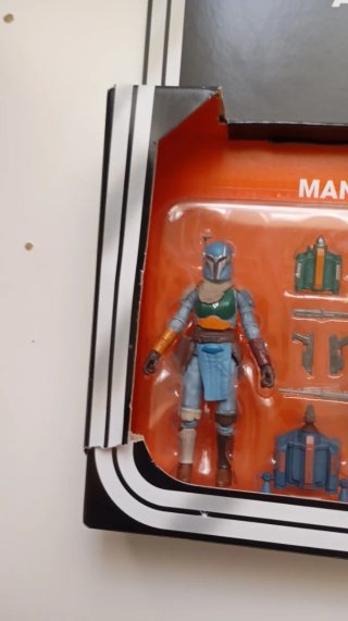 Star Wars Mandalorian Shriek-Hawk Vintage dañado