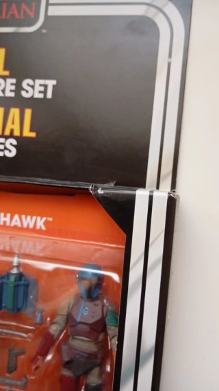 Star Wars Mandalorian Shriek-Hawk Vintage dañado