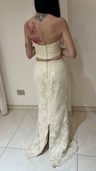 Abito da sposa pizzo e tulle