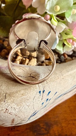 Anillo Plata 925 Piedra Luna Real