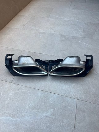 Colas de escape cromadas Mercedes clase A W176