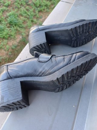 Zapatos de tacón negros talla 37