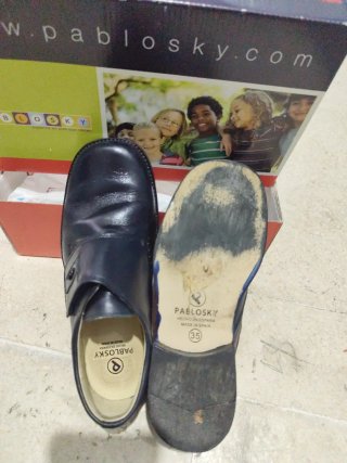Zapatos Pablosky niño talla 35 azul oscuro