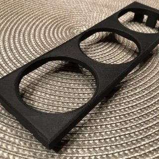 SOPORTE 3 RELOJES VW GOLF 4