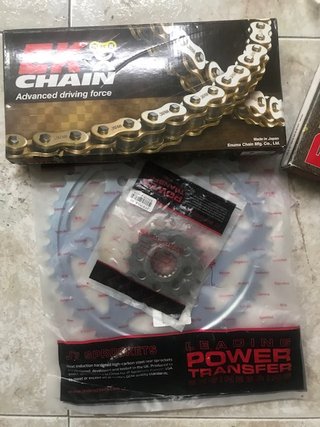 Kit Cadena y Piñones Moto Reforzados
