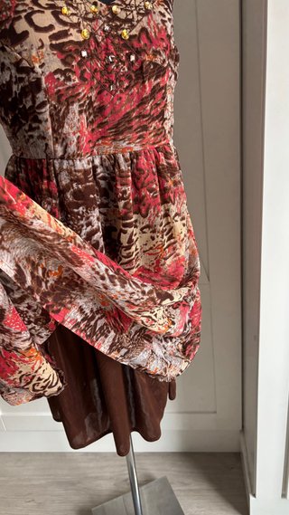 Vestido corto Md’M estampado