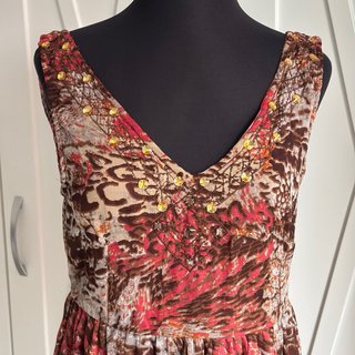 Vestido corto Md’M estampado