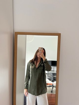 Camisa verde militar US ARMY