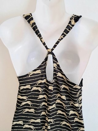 Prendisole donna fantasia righe e animali