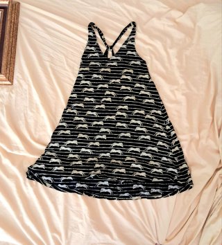 Prendisole donna fantasia righe e animali