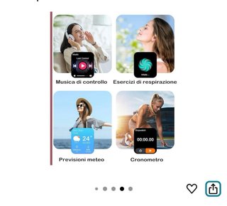 Smartwatch Bluetooth Android/iOS Conta Passi