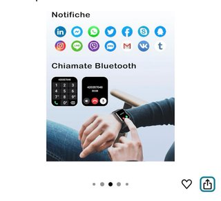 Smartwatch Bluetooth Android/iOS Conta Passi