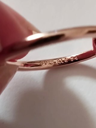 Anillo Pandora Corazón Rosa Oro