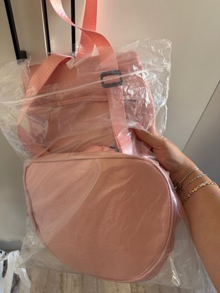 Mochila rosa gimnasio