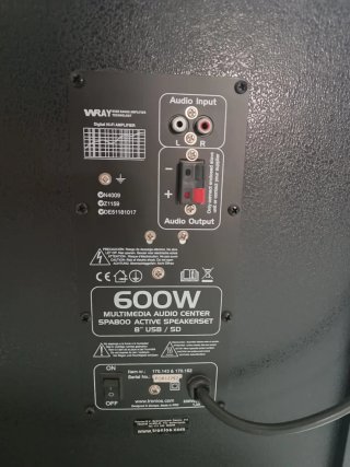Altavoces SPA800 600W