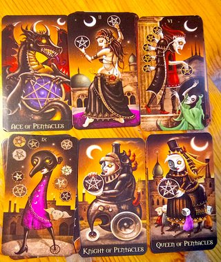 2 Tarocchi: Deviant Moon + Lenormand Della Luna