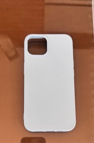 2 Funda iPhone 14 Silicona una Negra y otra Azul