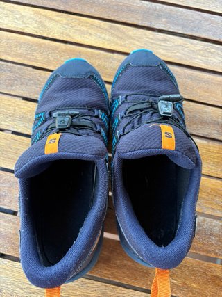 Botas Salomon Talla 39 Azul Naranja