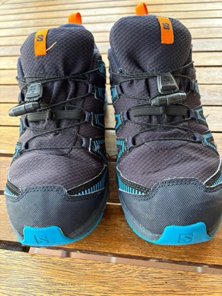Botas Salomon Talla 39 Azul Naranja
