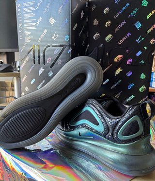 Nike Air Max 720 Zapatillas Negras y Verdes