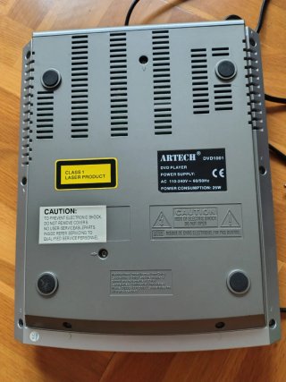 Reproductor DVD ARTECH