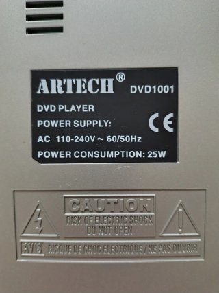 Reproductor DVD ARTECH