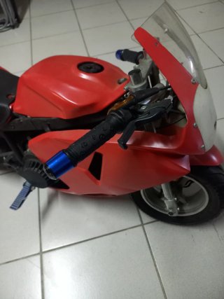 Mini Moto Infantil Roja