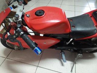 Mini Moto Infantil Roja