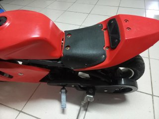 Mini Moto Infantil Roja