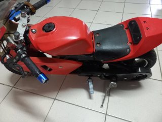 Mini Moto Infantil Roja