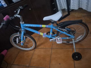 Bicicleta Raleigh Niña Azul