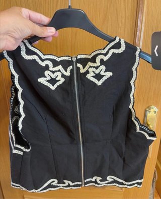 Blusa negra LISSIMO talla única