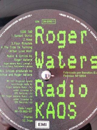 ROGER WATERS - Radio Kaos