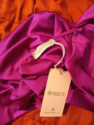 Vestido Oh Juliette Diamond dress buganvilla TU
