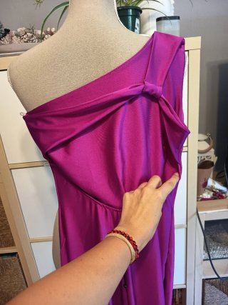 Vestido Oh Juliette Diamond dress buganvilla TU