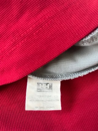 Polo Helly Hansen Talla M Rojo y Gris