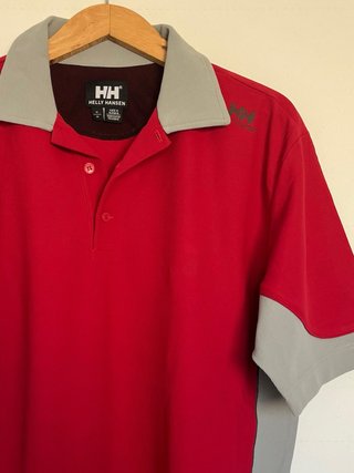 Polo Helly Hansen Talla M Rojo y Gris