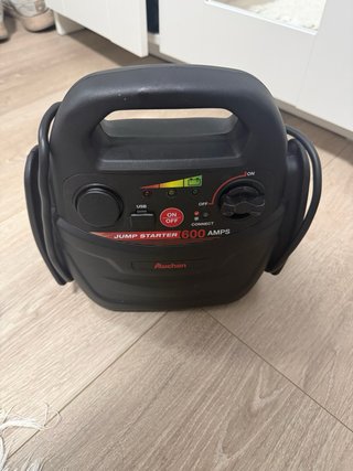 Arrancador Batería Auchan Jump Starter 600A
