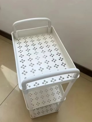Carro organizador blanco 3 niveles