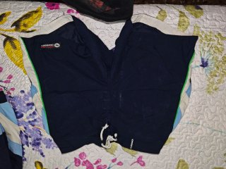 Bañador niño verde y blanco