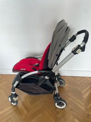 Carrito de bebé Bugaboo Bee 3 Rojo y Gris