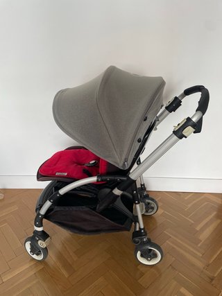 Carrito de bebé Bugaboo Bee 3 Rojo y Gris