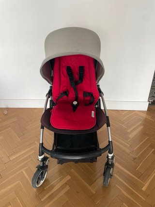 Carrito de bebé Bugaboo Bee 3 Rojo y Gris