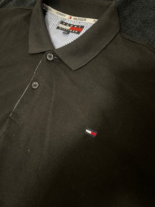 Polo Tommy Hilfiger Negro Talla XXL Hombre