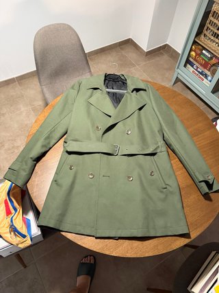 Gabardina ASOS verde talla M