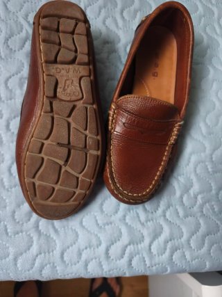 Mocasines de piel para niño 34