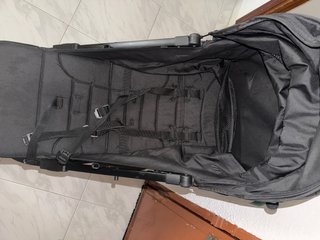 Silla de paseo plegable negra